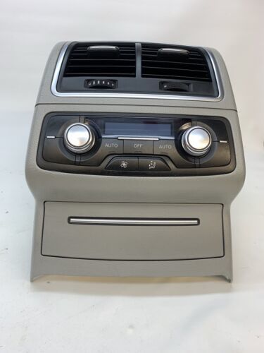 12-17 AUDI A6 Center Rear Console Gray Vent Heat Ac HVAC Controls Duct - $395.01