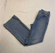 Pilcro Anthropologie High Rise Trouser Bootcut Jeans Womens 26 Medium Blue - £21.97 GBP