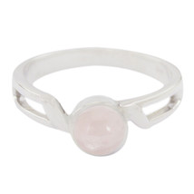 Homespun Jewelry Rosenquarz-Puzzle-Ringe für Verlobungsgeschenk AU - $22.18