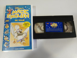 Viaje Magic English Discover el English con WALT DISNEY VHS Tape - $8.93