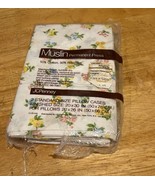 Vintage JCPenney Muslin Spring Floral Two Standard Pillowcases - €17,10 EUR