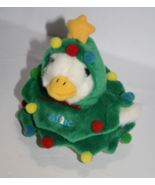Says AFLAC Plush Holiday Duck 7&quot; MACYS Christmas Tree Star Light Soft To... - £13.26 GBP