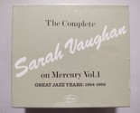 The Complete Sarah Vaughan on Mercury Vol 1 GREAT JAZZ YEARS 1954 1956 6... - £116.29 GBP