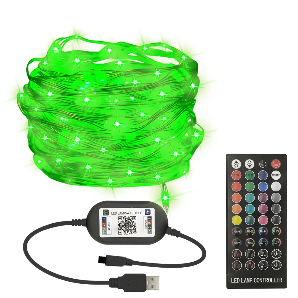Smart Fairy String Lights, USB Bluetooth Twinkle Lights with Timer and Remote, M - £150.16 GBP