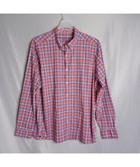 Vineyard Vines Performance Classic Fit Whale Shirt Mens XL Salmon Plaid ... - $541.69 MXN