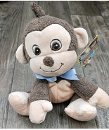 Garanimals Monkey Plush Doll Blue Bow Ribbon Lovey Toy 2010 - 6” With Tags - $24.70
