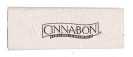 Cinnabon-Cyprus paper napkin tissue for collectors - €1,04 EUR