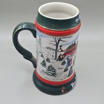 Anheuser Busch Budweiser &quot;The Season&#39;s Best&quot; 1991 Holiday Mug BEER Stein... - $321.79 MXN