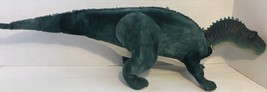 Green long Dinosaur plush rubber head fabric plush stuffed animal hangin... - £24.61 GBP