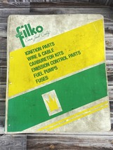 1988 Filko Parts Catalog Binder - Ignition Wires Cables Carburetors Pump... - $58.04