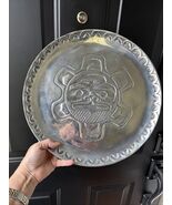 Northwest Pewter Co.  Alaska  Embossed Sun Spirit Round Plate Tray 13” - $28.00