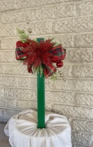 Artificial Flowers For Graves Cemetery, Handmade Cross Christmas - $26.00