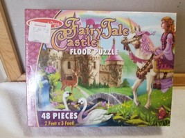 NIB Sealed Melissa & Doug Fairy Tale Floor Puzzle #4427, 48 Pieces 2' x 3' FS - $9.99