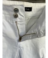 White Stretch Jeans Sz 4 Royalty For Me Wanna Betta Butt Distressed Stra... - $8.55