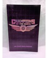 *Signed* Champions Of The Earth Alpha Rulebook - $67.71 CAD
