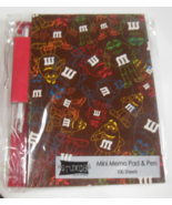 Studio 18 M&M  Mini Memo Pad & Pen 4 1/2" x 3"