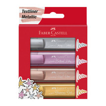 Faber-Castell Textliner Metallic Highlighter (Pack of 4) - $31.96