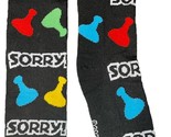 Game Night Socks!  Sorry! Board Game Socks Hasbro Gaming Socks fits Size... - $9.97