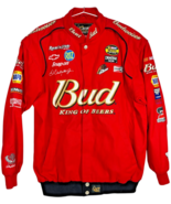 VTG Dale Jr Bud King of Beers Chase Authentics Drivers Line Flame Jacket... - €77,62 EUR