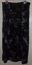 Womens Emma James Reversible Black W/ Floral Print Skirt Size 20W - £18.48 GBP