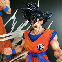 29cm Dragon Ball Z Son Goku Anime Figure Kaioken Action Figurine Pvc Statue - $30.64