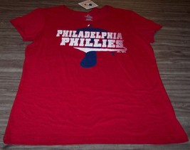 Women&#39;s Teen Philadelphia Phillies Mlb Baseball T-shirt Xl New w/ Tag - £15.87 GBP