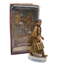 American Girl Figurine KAYA Handcrafted Doll Figure Hallmark with Box Decor 2002 - £19.61 GBP