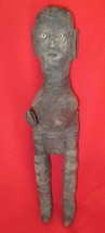 Zigua Tribe Rare Protective Mummy Awakened Power Figure With Human Hair - £78.45 GBP