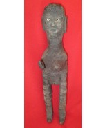 Zigua Tribe Rare Protective Mummy Awakened Power Figure With Human Hair - £79.24 GBP