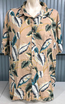 Island Shores Mens Hawaiian Tropical Vacation Button Rayon XXL Shirt - £11.41 GBP