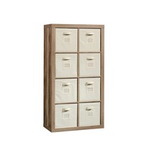 Sauder Stow-Away Cube Storage 8-Cube Organizer/Pantry Cabinets, Lintel Oak Finis - £281.09 GBP