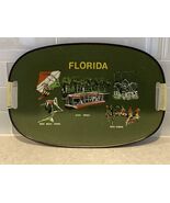Vintage Florida Souvenir Tray Weeki Wachee Springs Cypress Busch Gardens - $29.28 CAD