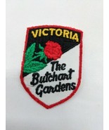 Victoria The Butchart Gardens Embroidered Iron On Patch 3&quot; - £7.00 GBP