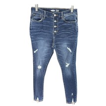 Old Navy Girls Denim Rockstar Jeans Super Skinny Jegging High Rise Distressed 18 - £8.68 GBP