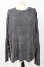 Barefoot Dreams XL Men&#39;s Gray CozyChic Roll Neck Pullover Sweater - $35.14
