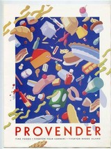 Provender Fine Foods Product Catalog Menu Tiverton Rhode Island  - £14.01 GBP