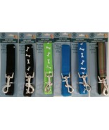 Dog Leashes Nylon Strap 1” x 48” Quick Release Buckle Select: Color - £2.35 GBP