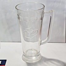 1960&#39;s Falstaff Beer Glass Handled Mug Embossed Logo 7&quot; Tall - £9.54 GBP
