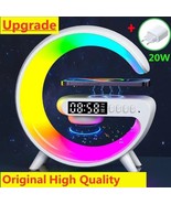 Mini Wireless Charger Stand Speaker TF RGB Night Light Fast Charge For i... - £22.92 GBP