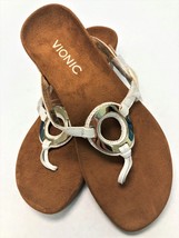 Vionic Park Orchid Womens Adjustable Strap Wedge Slip On Sandals Retail $100 NEW - £57.55 GBP