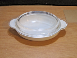 CorningWare Grab It White Oval Casserole P-14-B  w/Pyrex Lid P-14-C - $25.74