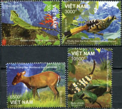 Vietnam. 2018. Animals of Kon Ka Kinh National Park (MNH **) Set of 4 stamps - $2.31