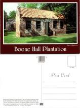 South Carolina Charleston Boone Hall Plantation Slave Street VTG Postcard - £7.44 GBP