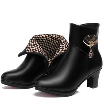 Stylish and Elegant Autumn Winter Shoes Woman Boots Ankle Boots New Shoes High H - £61.79 GBP