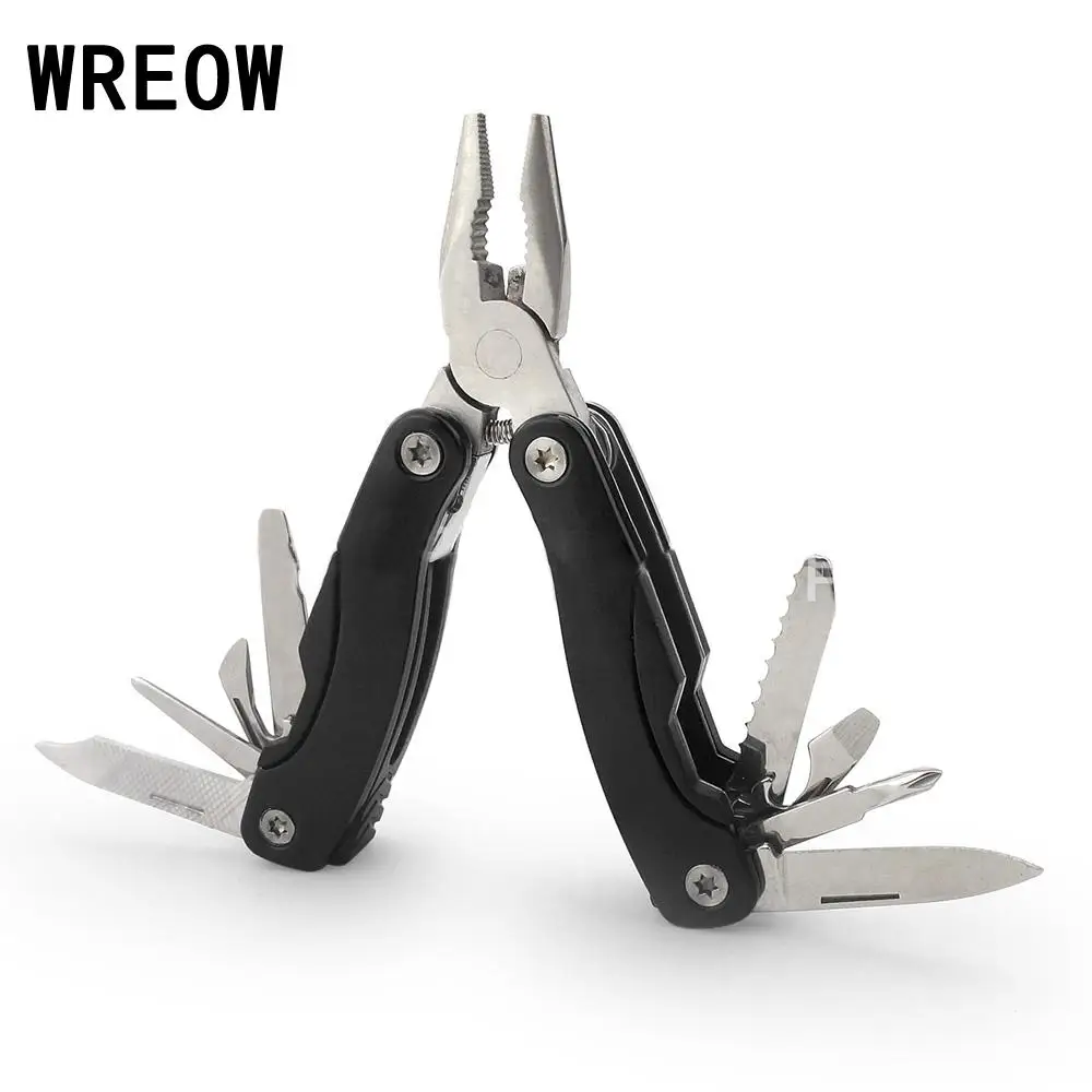 Multifunctional Foldable Plier 9 in 1 Hand Tools Stainless Steel Survival Knife - £13.15 GBP