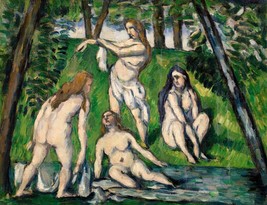 12561.Room Wall Poster.Interior art design.Paul Cezanne painting.Four Bathers - £12.73 GBP+