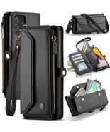 for Samsung Galaxy S24 (Color: Black) Elegant Leather Wallet Flip Case w... - $95.00