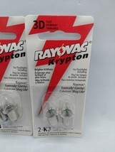 RAYOVAC KRYPTON BULBS 3 Pack - FOR 3D CELL FLASHLIGHT- MODEL K3 - $12.86