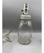 Presto Supreme Mason Jar Lamp Base Fillable w Electric Cord - $12.96