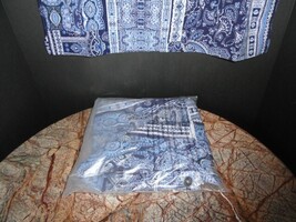 Robert Graham The Gotham Blue S/S Medium Shirt & 36" Waist Shorts Combo NWTS image 3